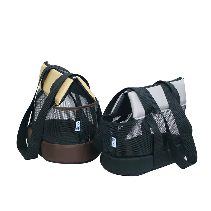 Breathable Small Pet Carrier Summer Pet Dog Carrier Portable Pet Carrier Shoulder Bag Black Cat Dog Carrier Bags for Small Dogs