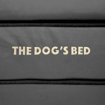 The Dog’S Bed Orthopedic Memory Foam Dog Bed, Large Grey & Black 40X25, Waterproof, Supportive Dog Bed with Replaceable Covers, Veterinary Approved