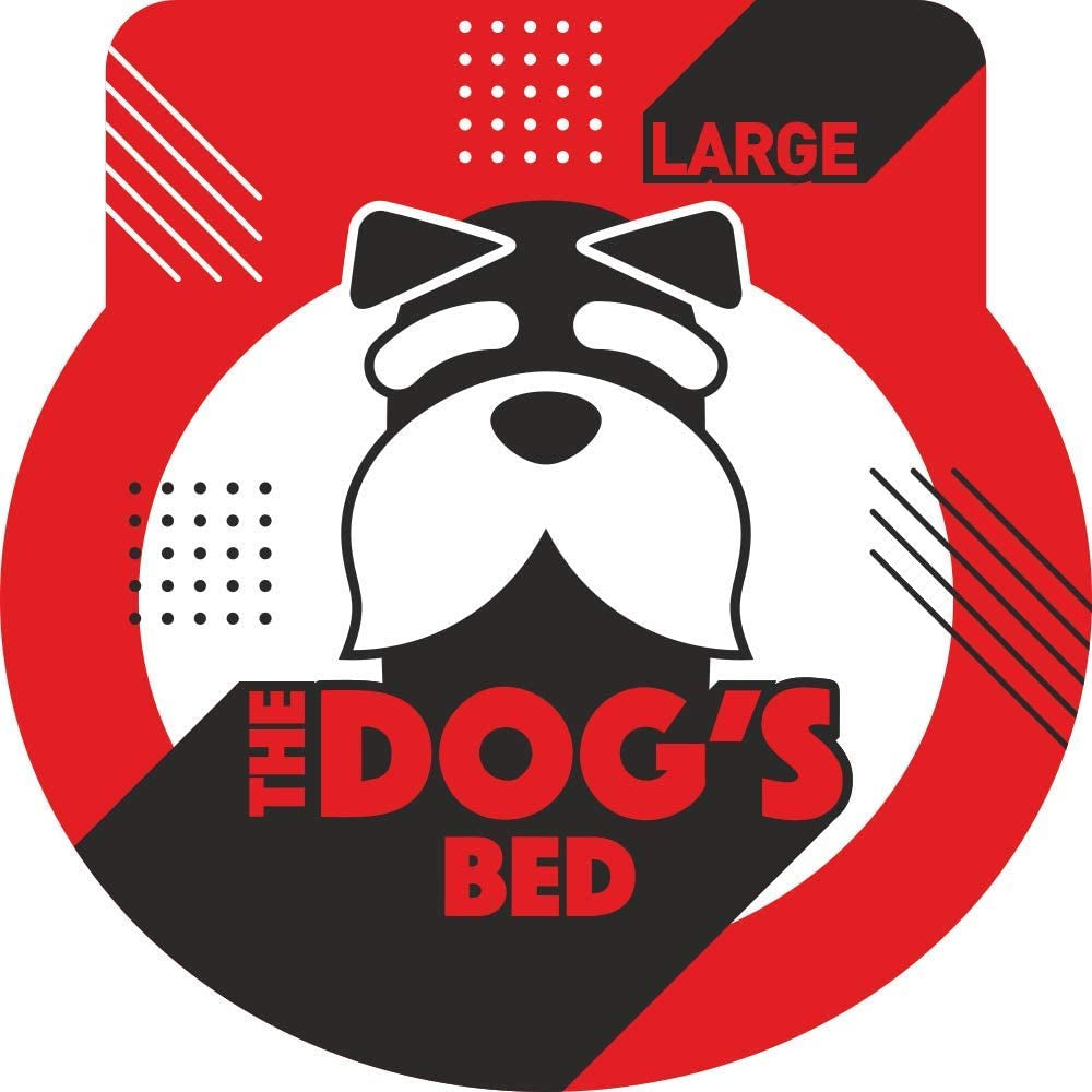 The Dog’S Bed Orthopedic Memory Foam Dog Bed, Large Grey & Black 40X25, Waterproof, Supportive Dog Bed with Replaceable Covers, Veterinary Approved