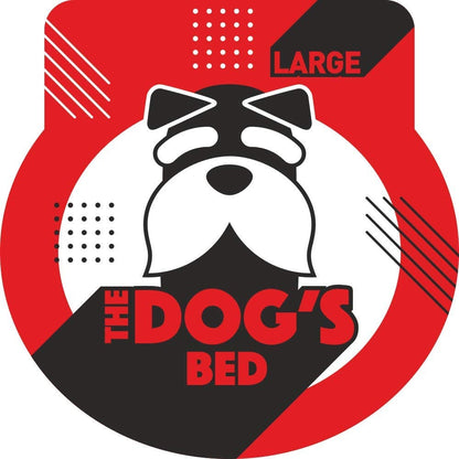 The Dog’S Bed Orthopedic Memory Foam Dog Bed, Large Grey & Black 40X25, Waterproof, Supportive Dog Bed with Replaceable Covers, Veterinary Approved